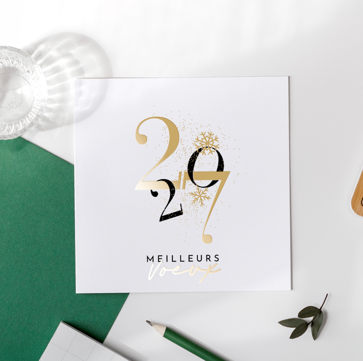 Cartes de voeux papier