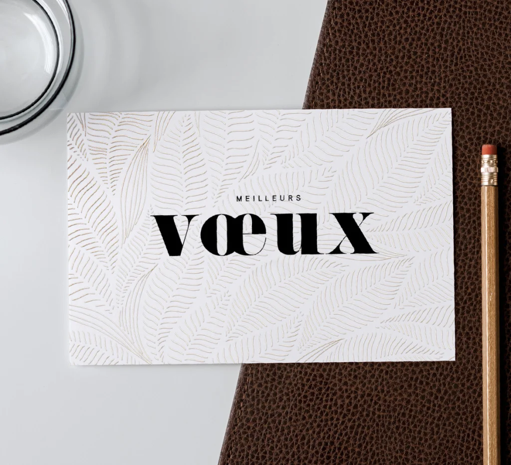 Cartes de voeux Papier