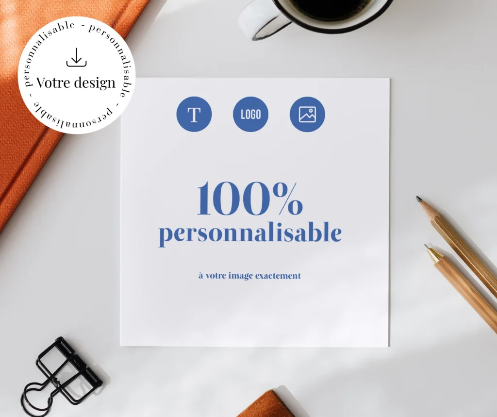 Carte de voeux sur mesure