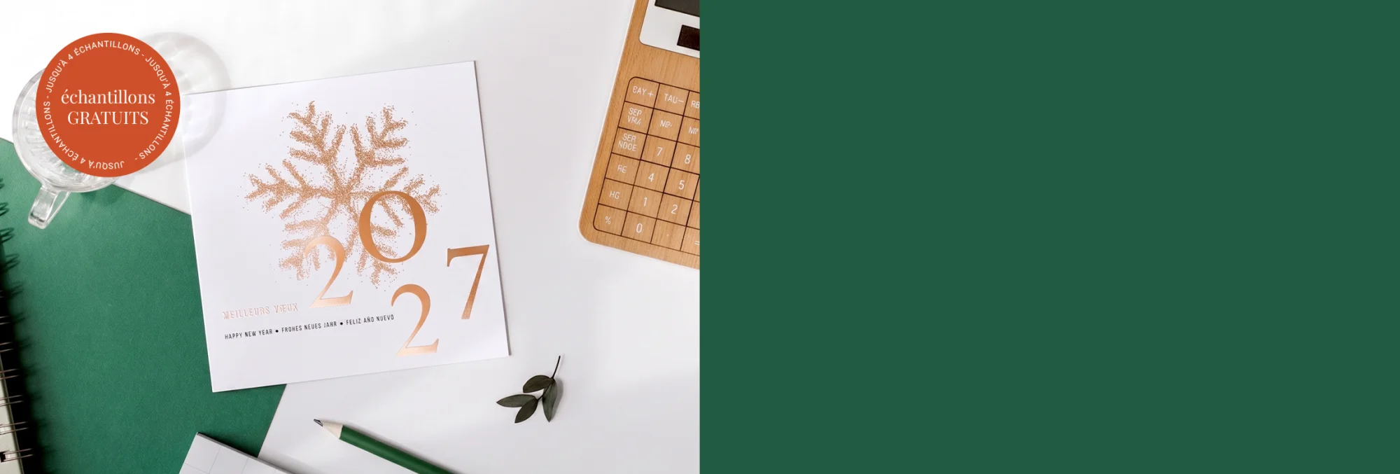 Cartes de voeux professionnelles 2027
