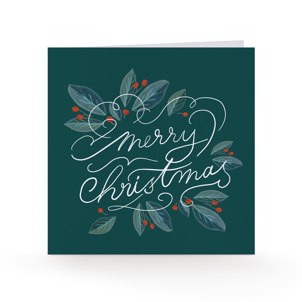 Christmas calligraphy