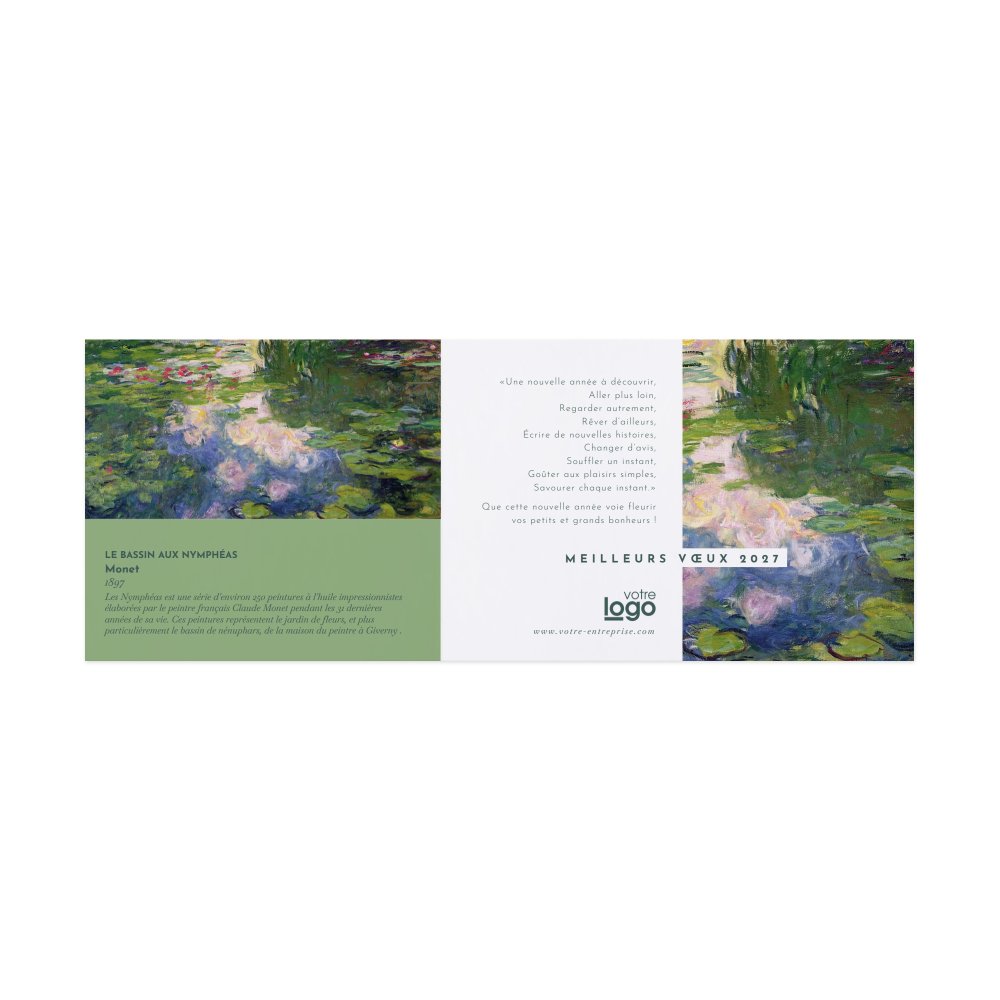 Détail Le bassin aux Nymphéas, Monet