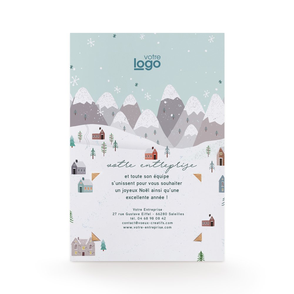 Snowy town