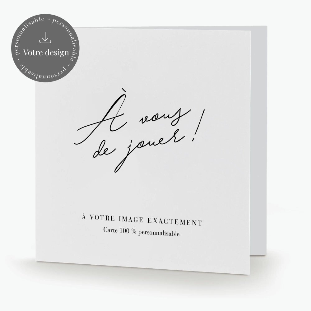 Carte sur mesure