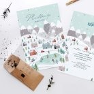 Snowy town